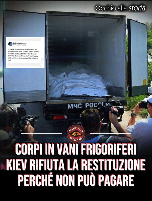 CORPI IN VANI FRIGORIFERI: KIEV RIFIUTA LA RESTITUZIONE PERCHÉ NON PUÒ PAGARE?