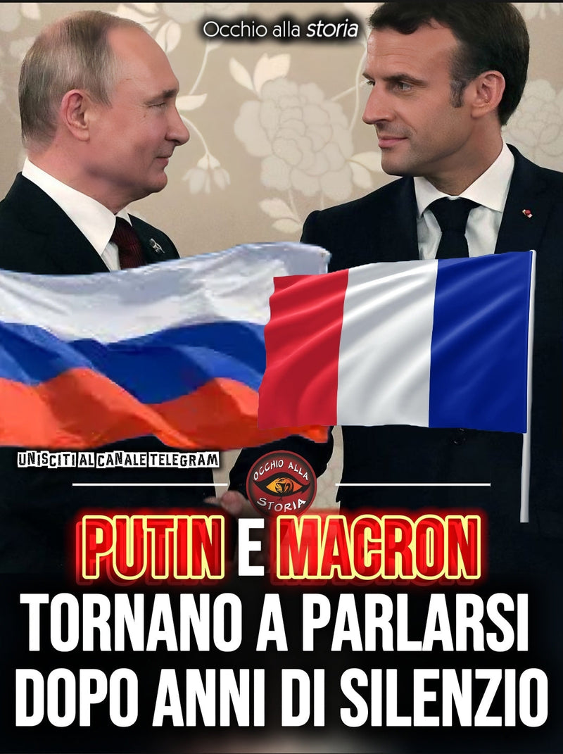 PUTIN HA AVUTO UNA CONVERSAZIONE TELEFONICA CON MACRON