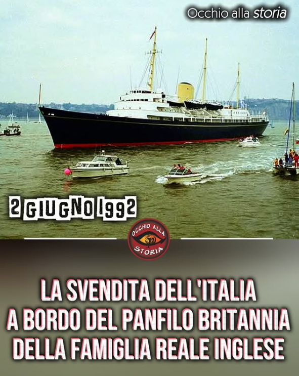2 GIUGNO 1992: LA SVENDITA DELL'ITALIA