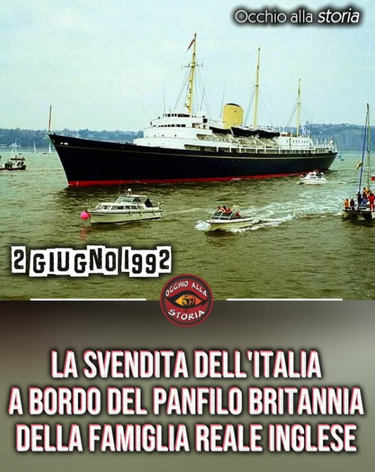 2 GIUGNO 1992: LA SVENDITA DELL'ITALIA