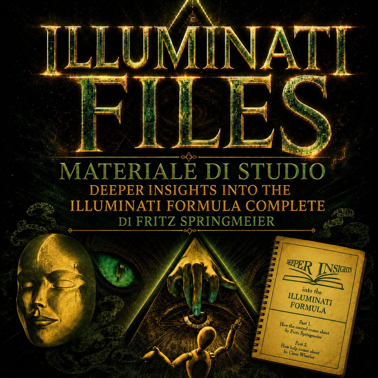 MATERIALE DI STUDIO Deeper Insights Into The Illuminati Formula Complete  di Fritz Springmeier e Cisco Wheeler  PDF digitale completo - Oltre 600 pagine tradotte