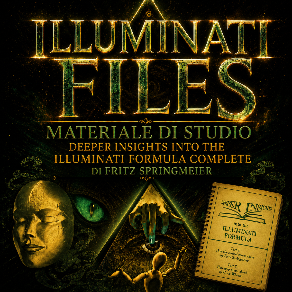 MATERIALE DI STUDIO Deeper Insights Into The Illuminati Formula Complete  di Fritz Springmeier e Cisco Wheeler  PDF digitale completo - Oltre 600 pagine tradotte
