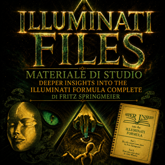 MATERIALE DI STUDIO Deeper Insights Into The Illuminati Formula Complete  di Fritz Springmeier e Cisco Wheeler  PDF digitale completo - Oltre 600 pagine tradotte