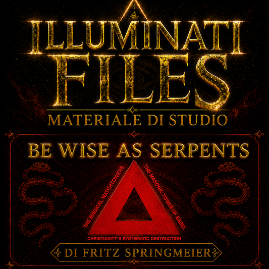 MATERIALE DI STUDIO Be Wise As Serpents  di Fritz Springmeier  PDF digitale completo - Oltre 700 pagine tradotte
