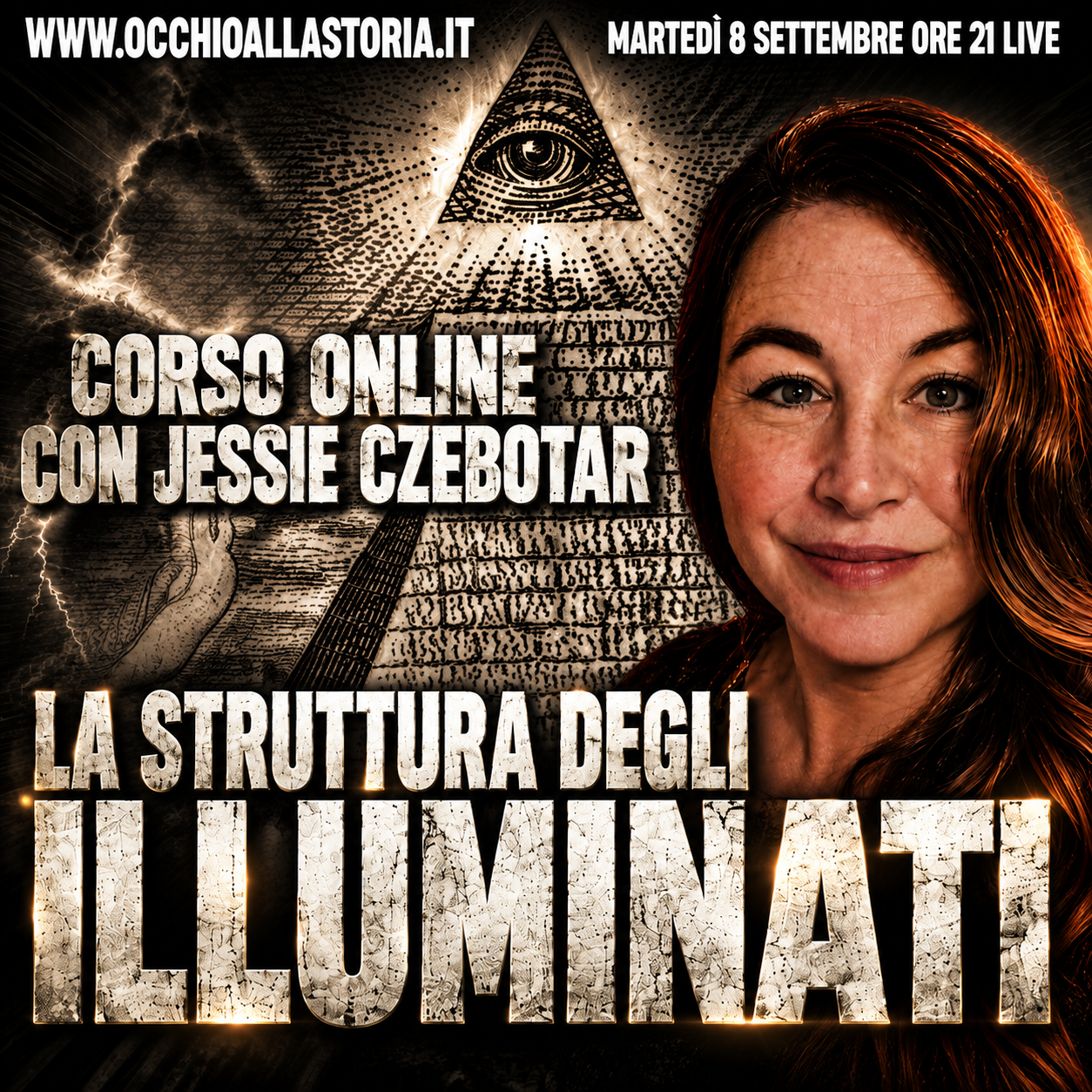 LA STRUTTURA DEL SISTEMA DEGLI ILLUMINATI - CORSO ONLINE in diretta con Jessie Czebotar