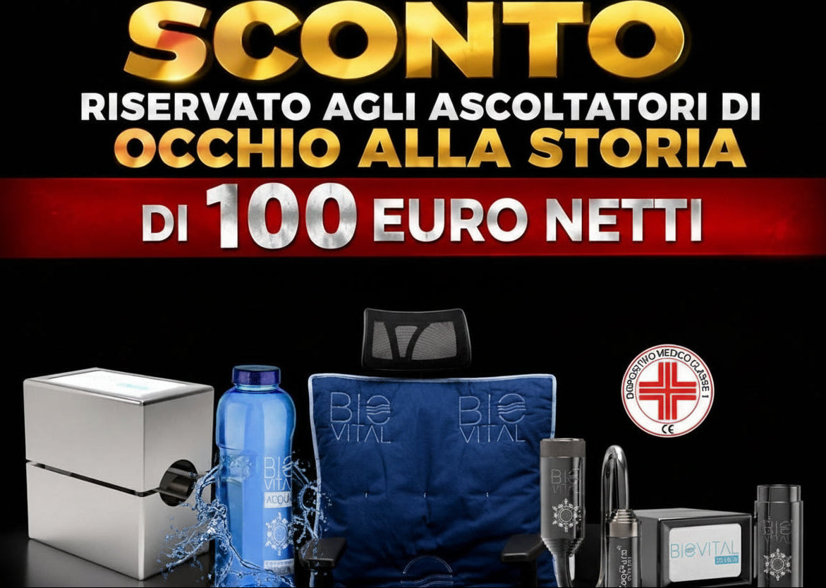Offerta BioVital riservata ai sostenitori di Occhio alla Storia